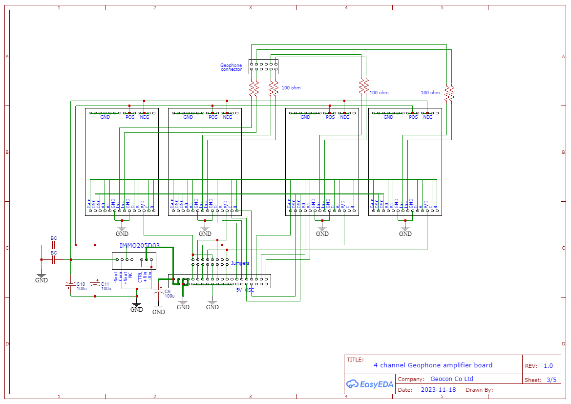 Sheet 3 : Amplifier board