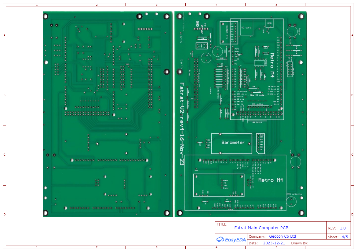 Sheet 4 : Main computer PCB